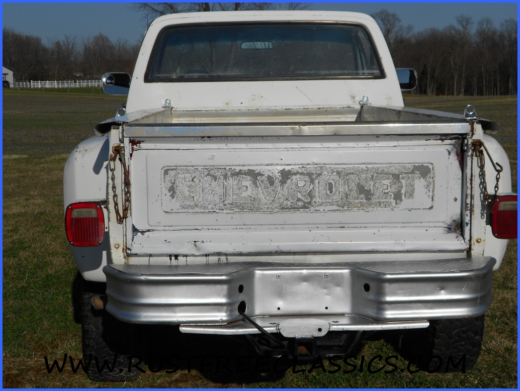 1985 85 K20 3/4 ton pickup 350 4x4 Custom Deluxe Stepside Chevy Chevrolet